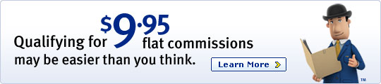 Qualifying for $9.95 flat commissions may be easier than you think