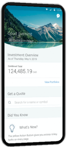 RBC Direct Investing Mobile Experience