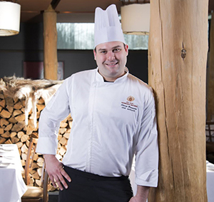 Olivier Bernadet, executive chef at Hôtel-Musée Premières Nations, Wendake, Que.