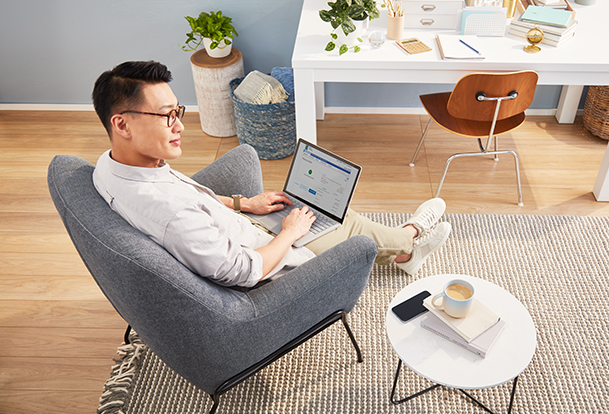 An illustration of someone completing their first trade.